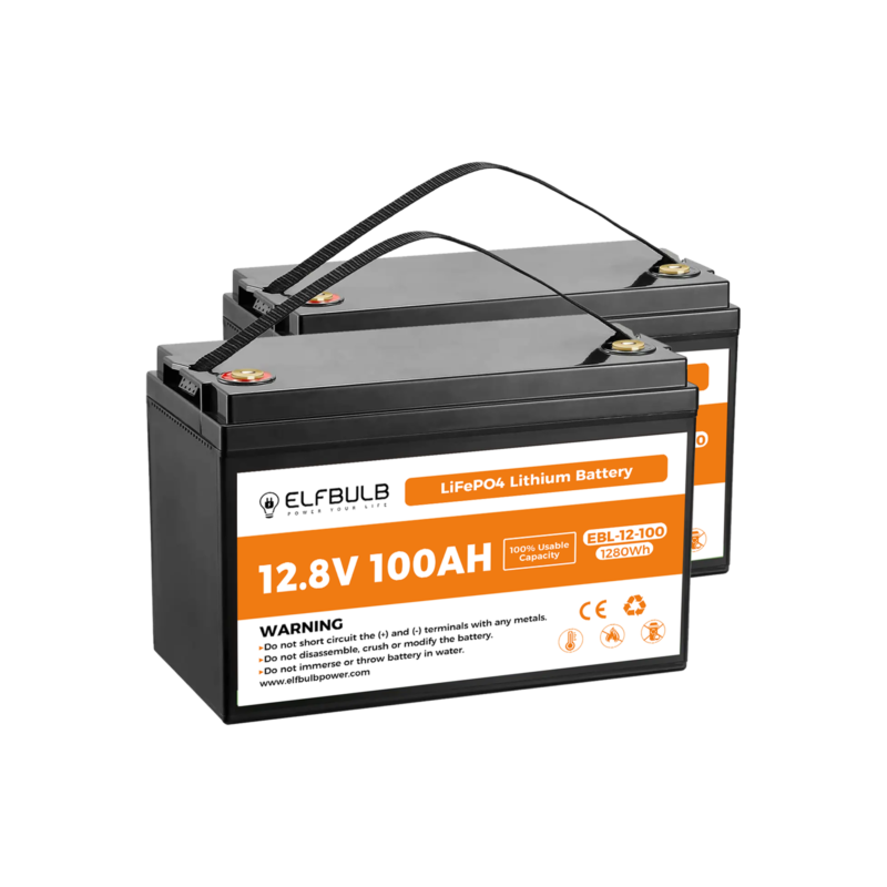 Lithium Ion Phosphate Battery 12V 100AH 1280Wh Brand New A Grade Cells