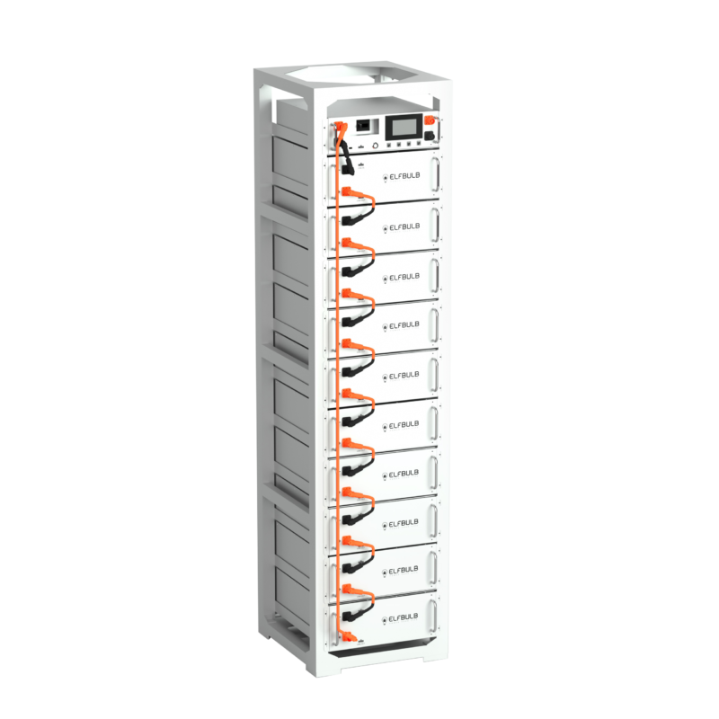 High Voltage Rack Mounted Cabinet 153V To 614V 100AH