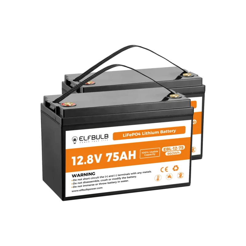 12V75Ah LiFePO4 Battery
