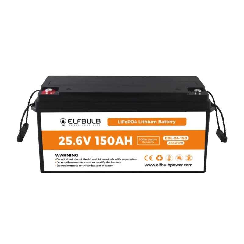 Lithium Ion Phosphate Battery 25.6V 150AH For Solar System