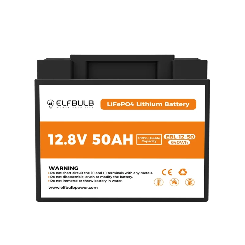 640Wh Solar System Lithium Ion Battery 12.8V 50AH
