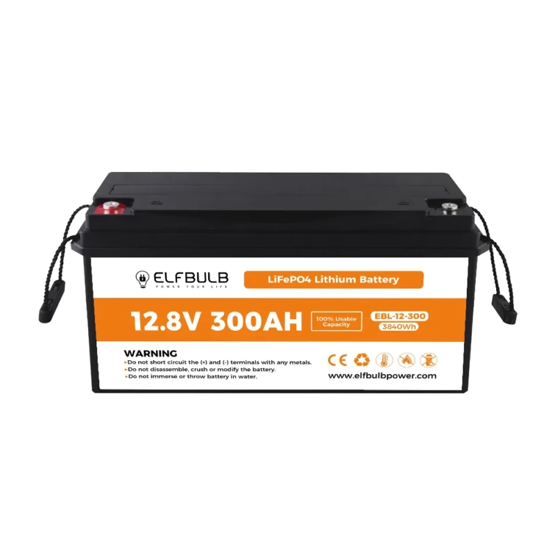 12.8V 300AH Lithium ion Phosphate Battery For Solar System 3840Wh