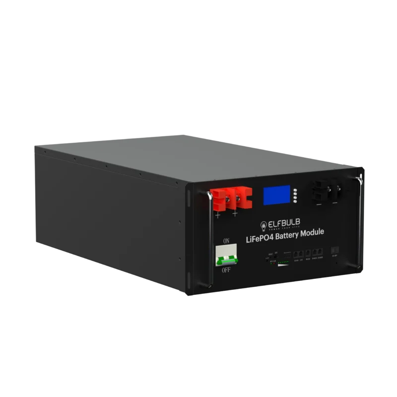 Rack Mounted LiFePO4 Battery 51.2V 300AH 15kWh