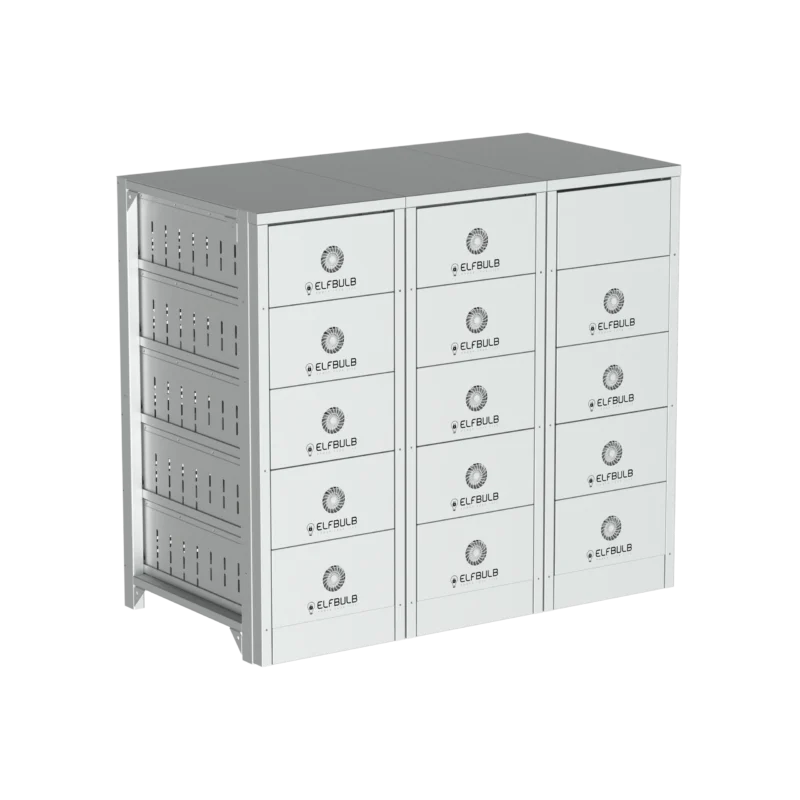 200kWh Up To 5.3MWh High Voltage Lithium Ion Battery With HV Control Box