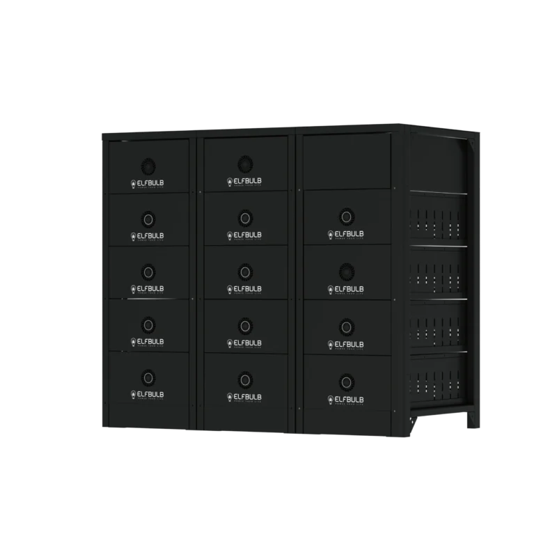 New Design LiFePO4 DC High Voltage Battery System 200kWh to 5619kWh Up to 28 Clusters Parallel