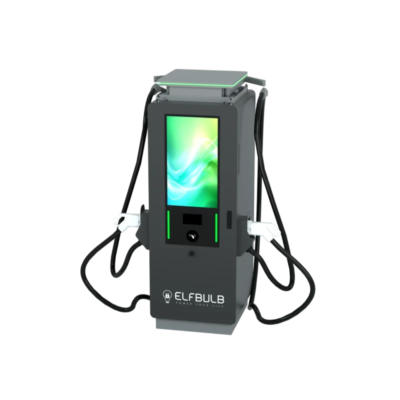 Fast DC EV Charger 60KW 80KW 120KW 160KW 180KW 240KW For Commercial Charging With Advertising Function