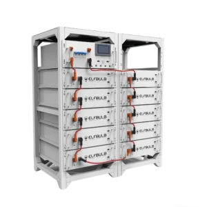 High Voltage Cabinet Lithium Battery System 50kWh 60kWh With HV Control Box